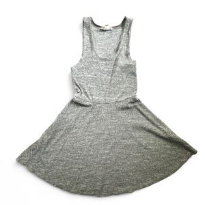 Womens Gray Sleeveless Dress